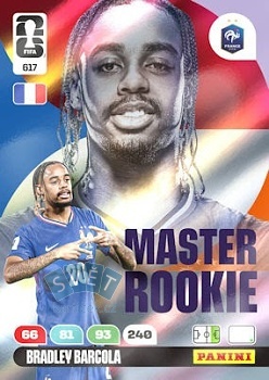 Bradley Barcola France Panini FIFA World Cup 2026 Adrenalyn XL Master Rookies #617